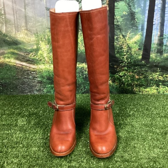 Vintage Zodiac Heeled Leather Boots 7.5 w/box - Picture 2 of 16
